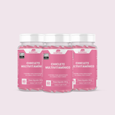 3x Chiclete Multivitamínico