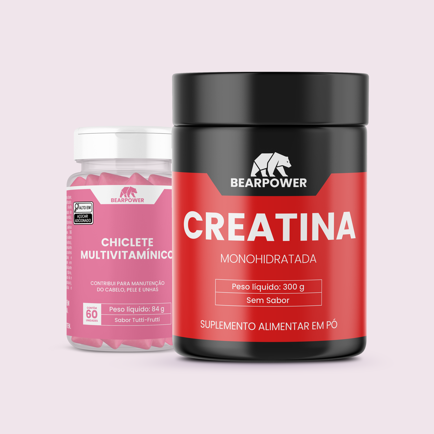 Creatina + Chiclete Multivitamínico