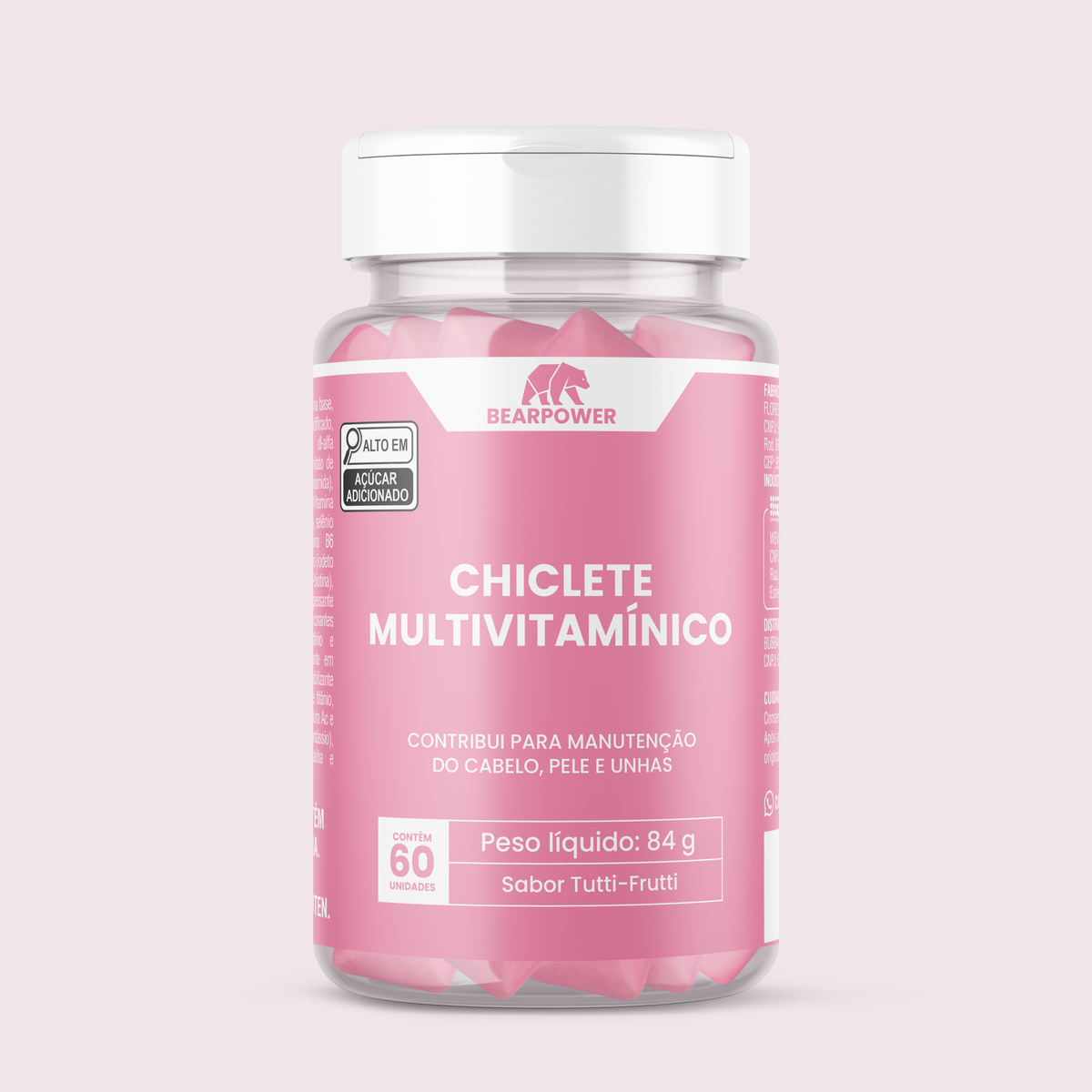 Chiclete Multivitamínico